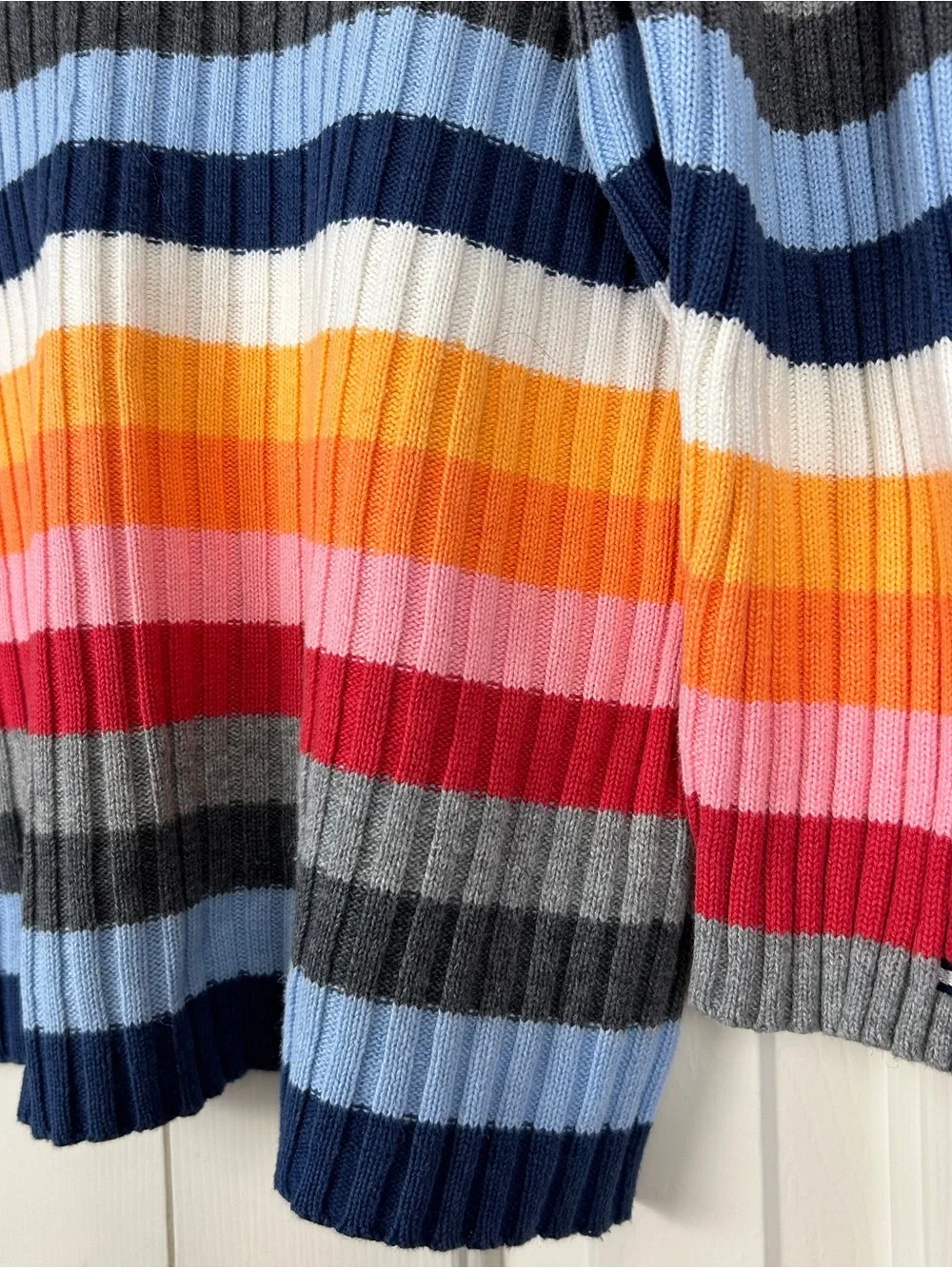 Vintage Y2K Tommy Hilfiger Striped Knit Sweater